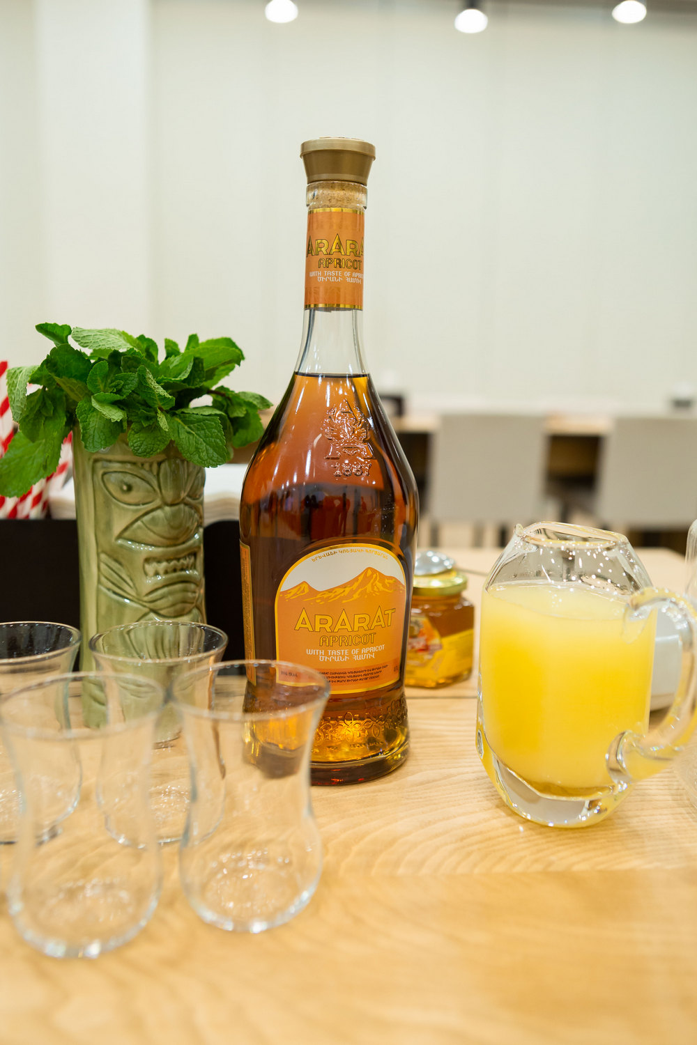 Soirée des cocktails au musée du brandy ARARAT