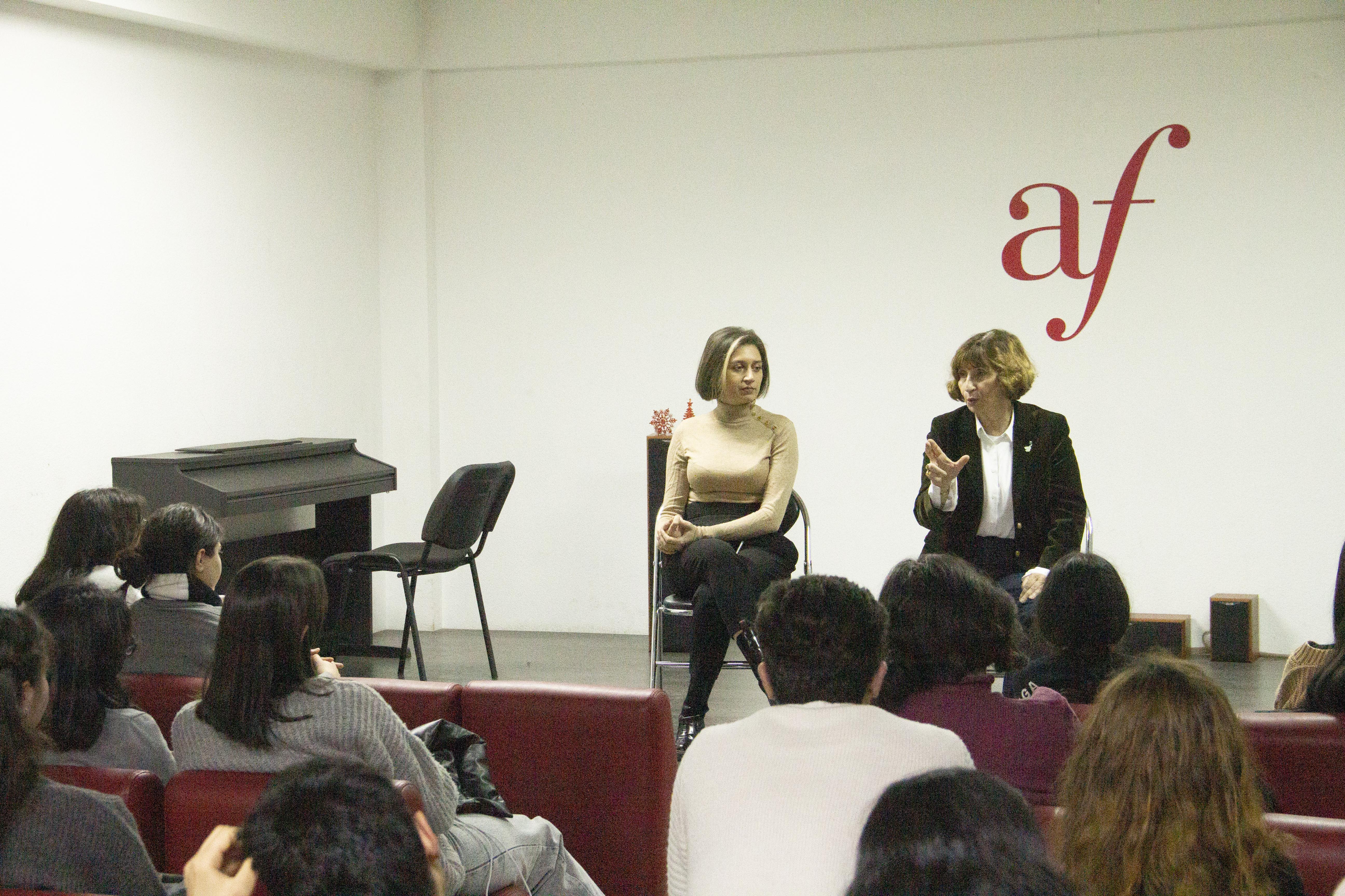 Ariane Ascaride à l’Alliance française d’Arménie