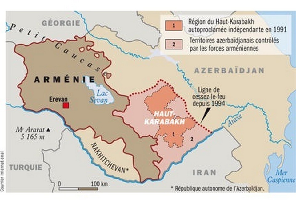 Arménie- Azerbaïdjan : frontières à délimiter