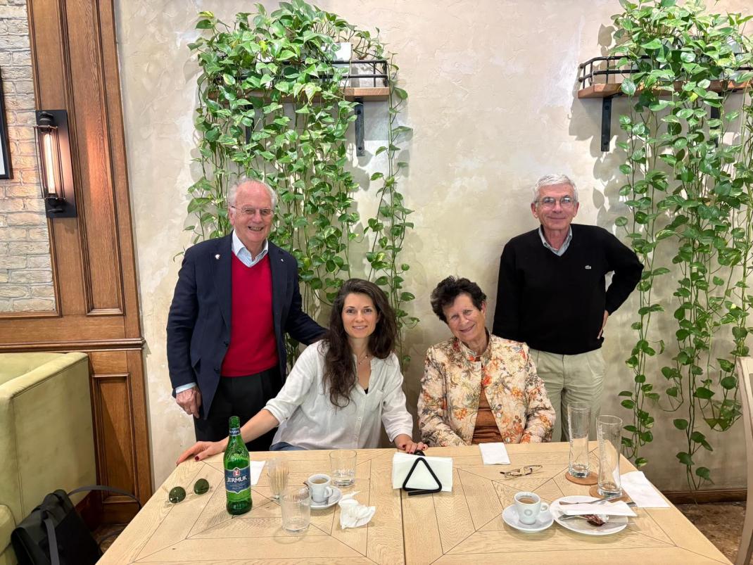 Le Conseil d'administration de KASA ( de gauche à droite) : Dario Bondilfi, Anahit Minassian, Monique Bondolfi, Michel Menny. Lucile Montariol est absente.