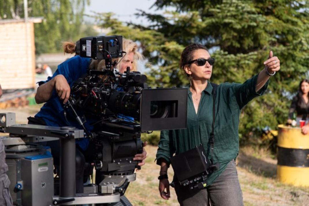 Tamara Stepanyan sur le tournage du Pays d’Arto
