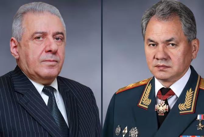 Les ministres arménien et russe de la Défense  discutent des mesures de sécurité à Syunik