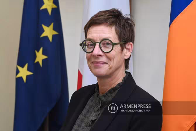 La nouvelle Ambassadrice de France en Arménie a accordé une interview à l’agence de presse ARMENPRESS