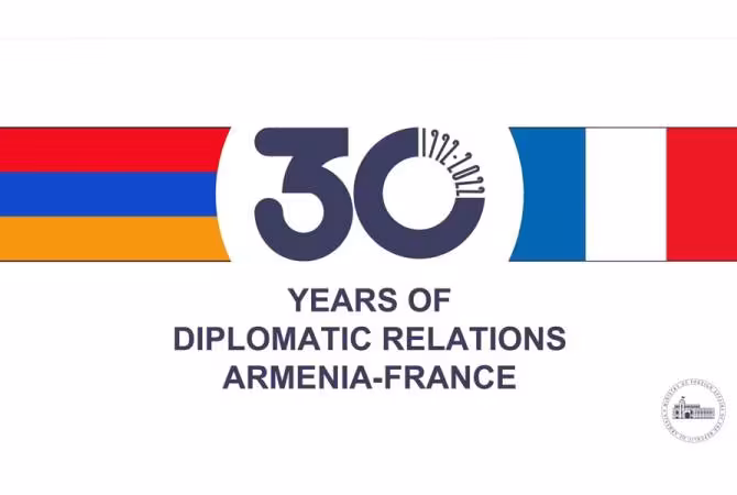 L'Arménie et la France célèbrent le 30e anniversaire de leurs relations diplomatiques