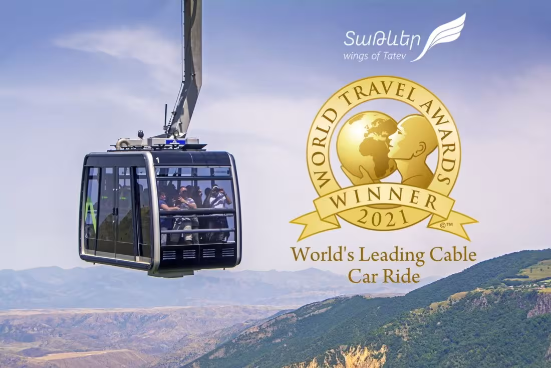 Les Ailes de Tatev, le meilleur téléphérique du monde, figure dans le classement Forbes