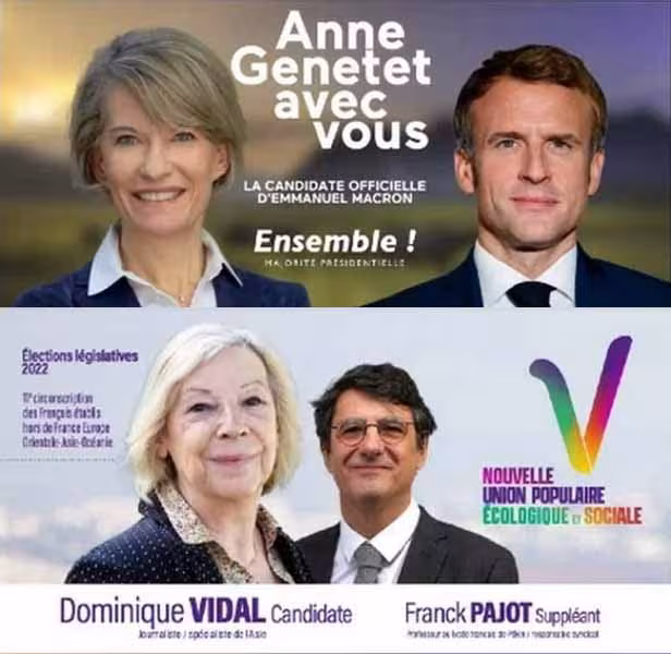 Genetet –Vidal, l'affiche du second tour des législatives de la onzième circonscription