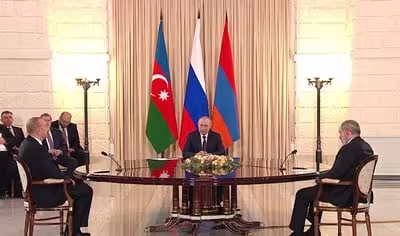 Déclaration de la réunion Poutine-Pachinyan-Aliyev